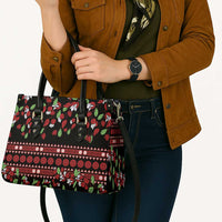 Fiji Masi Bula Tagimoucia Flowers Leather Bag LT9 - Polynesian Pride
