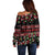 Fiji Masi Bula Tagimoucia Flowers Off Shoulder Sweater