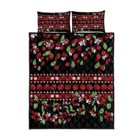 Fiji Masi Bula Tagimoucia Flowers Quilt Bed Set LT9 - Polynesian Pride