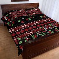 Fiji Masi Bula Tagimoucia Flowers Quilt Bed Set LT9 - Polynesian Pride