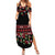 Fiji Masi Bula Tagimoucia Flowers Summer Maxi Dress