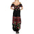 Fiji Masi Bula Tagimoucia Flowers Summer Maxi Dress