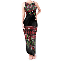 Fiji Masi Bula Tagimoucia Flowers Tank Maxi Dress LT9 Women Red - Polynesian Pride