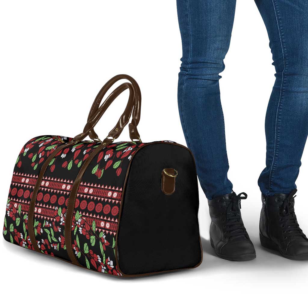 Fiji Masi Bula Tagimoucia Flowers Travel Bag LT9 - Polynesian Pride