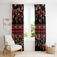 Fiji Masi Bula Tagimoucia Flowers Window Curtain LT9 - Polynesian Pride
