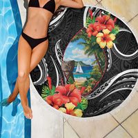 Hafa Adai Guam Beach Blanket Guahan Seal Chamorro Stones Tribal LT9 - Polynesian Pride