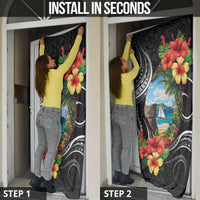 Hafa Adai Guam Door Cover Guahan Seal Chamorro Stones Tribal LT9 - Polynesian Pride