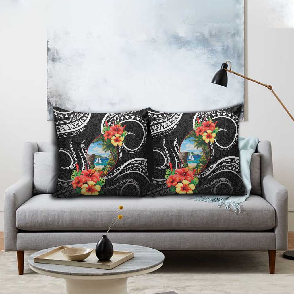 Hafa Adai Guam Pillow Cover Guahan Seal Chamorro Stones Tribal LT9 - Polynesian Pride
