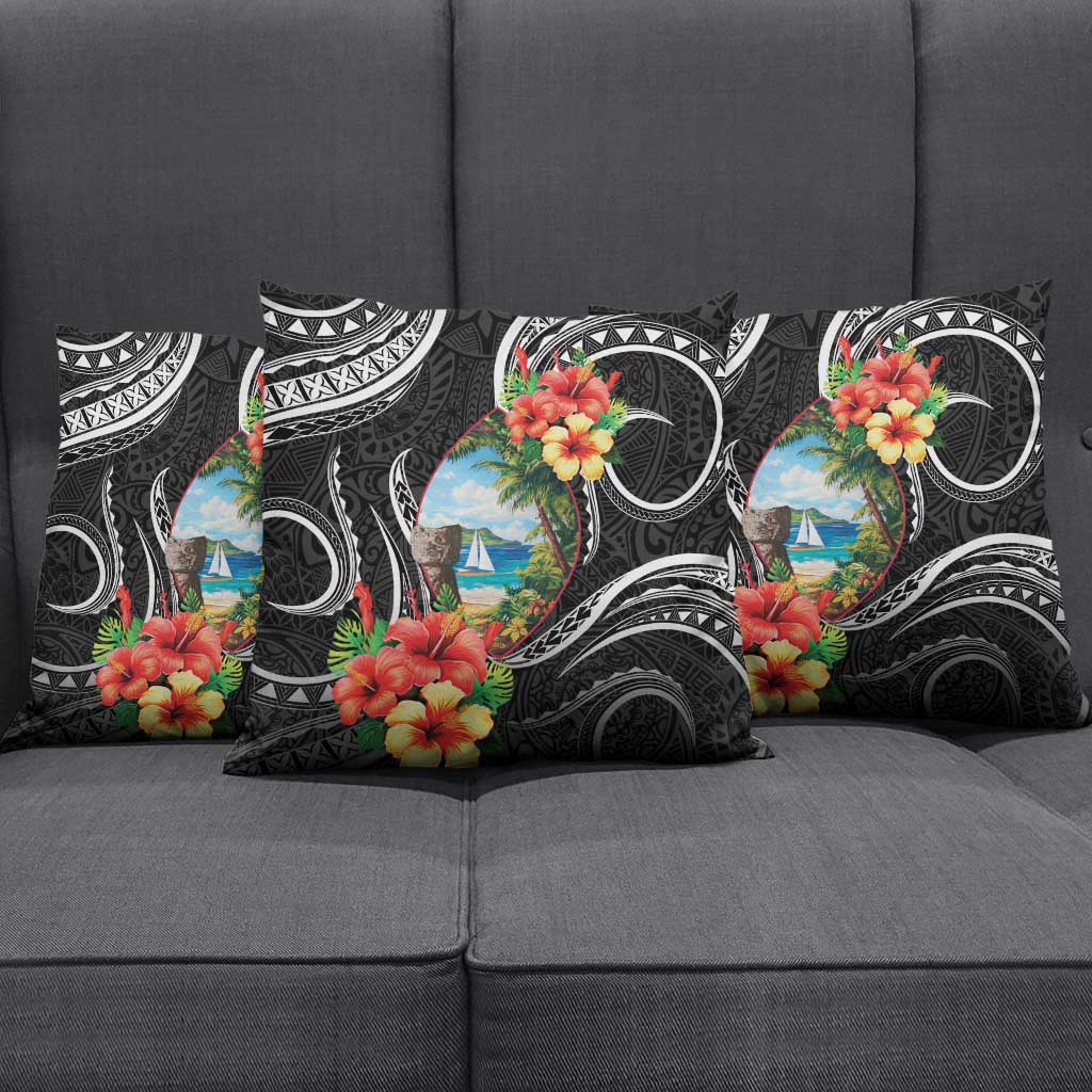 Hafa Adai Guam Pillow Cover Guahan Seal Chamorro Stones Tribal LT9 - Polynesian Pride