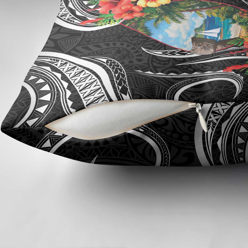 Hafa Adai Guam Pillow Cover Guahan Seal Chamorro Stones Tribal LT9 - Polynesian Pride