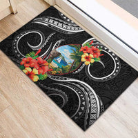 Hafa Adai Guam Rubber Doormat Guahan Seal Chamorro Stones Tribal LT9 - Polynesian Pride