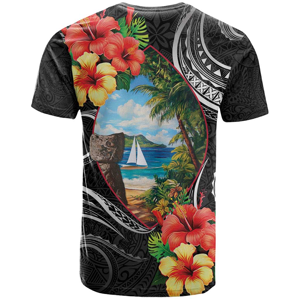 Hafa Adai Guam T Shirt Guahan Seal Chamorro Stones Tribal LT9 - Polynesian Pride