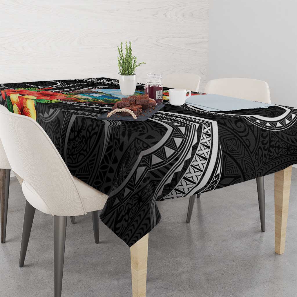 Hafa Adai Guam Tablecloth Guahan Seal Chamorro Stones Tribal LT9 - Polynesian Pride
