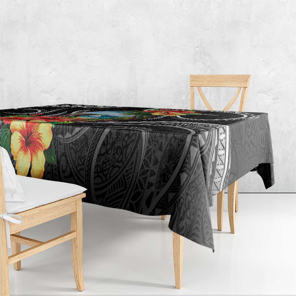Hafa Adai Guam Tablecloth Guahan Seal Chamorro Stones Tribal LT9 - Polynesian Pride