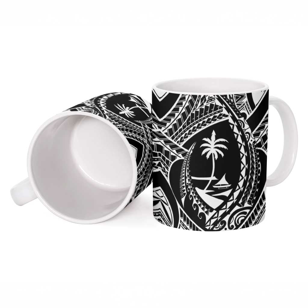 Hafa Adai Guam Inspired Tattoo Ceramic Mug LT9 - Polynesian Pride