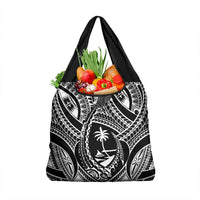 Hafa Adai Guam Inspired Tattoo Grocery Bag LT9 1-pack One Size Black - Polynesian Pride