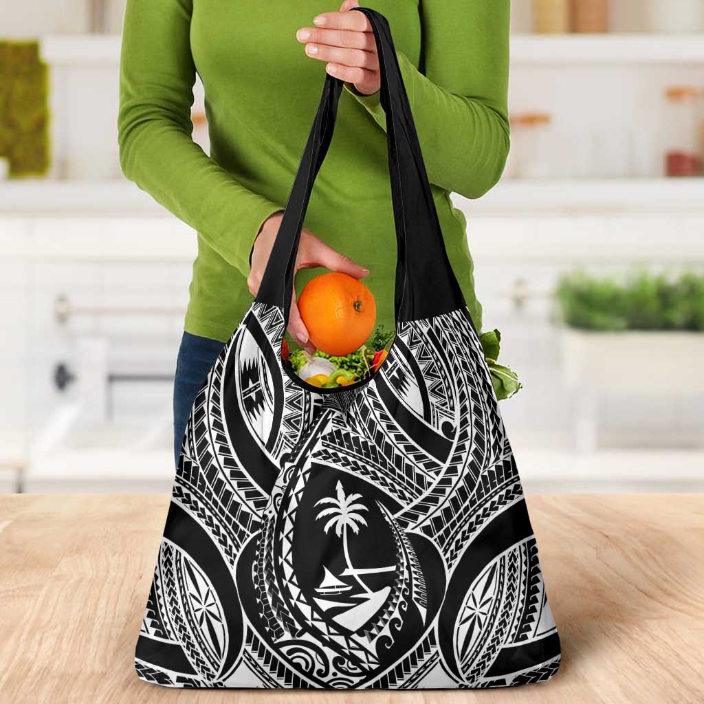 Hafa Adai Guam Inspired Tattoo Grocery Bag LT9 - Polynesian Pride
