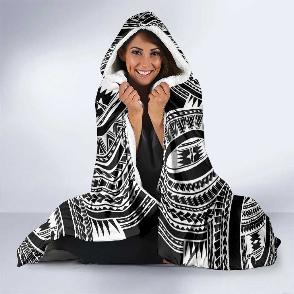 Hafa Adai Guam Inspired Tattoo Hooded Blanket LT9 - Polynesian Pride