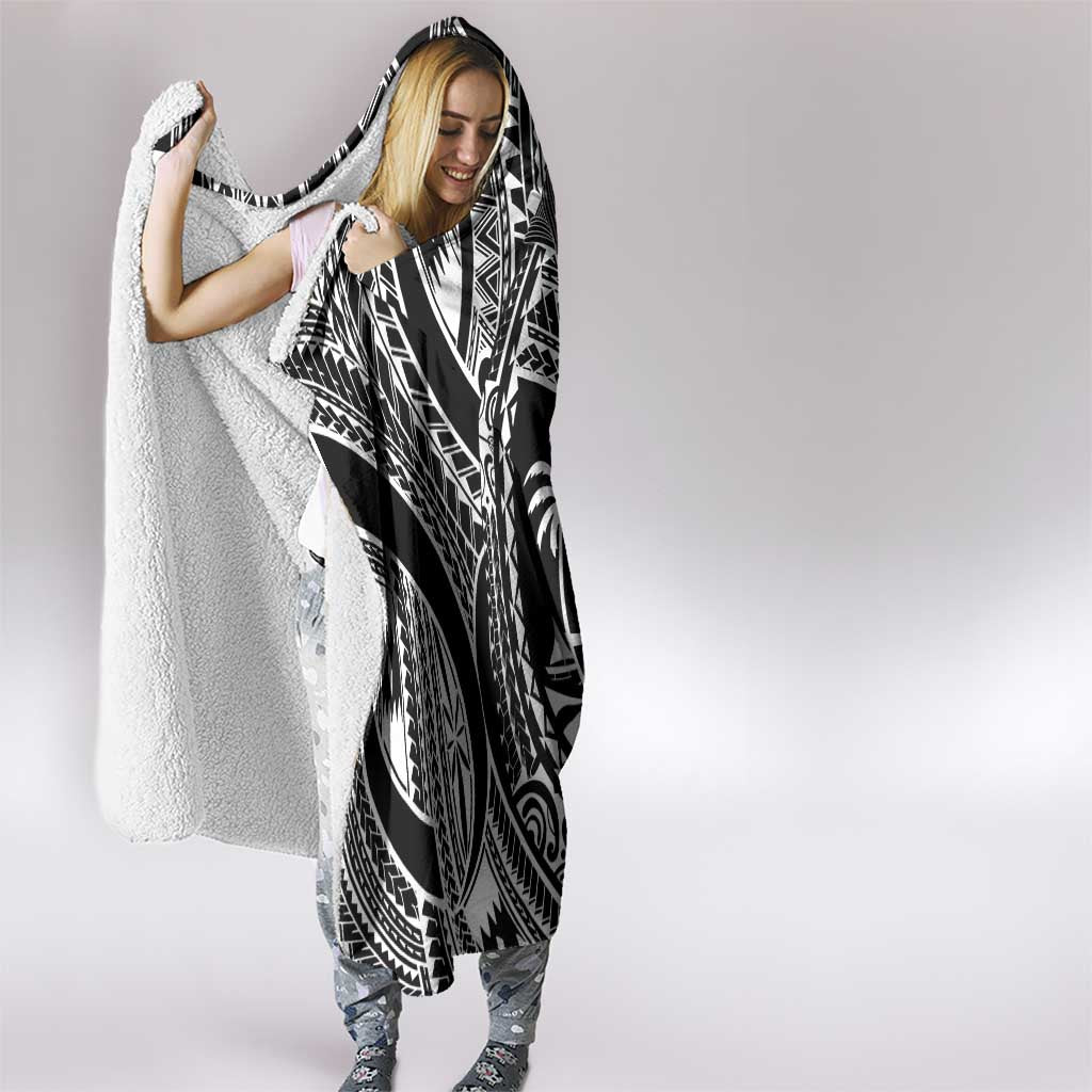 Hafa Adai Guam Inspired Tattoo Hooded Blanket LT9 - Polynesian Pride