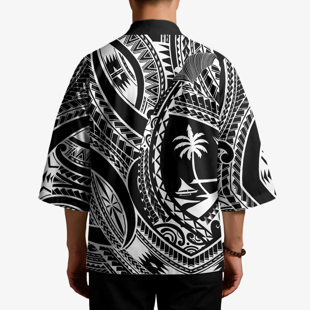 Hafa Adai Guam Inspired Tattoo Kimono LT9 - Polynesian Pride