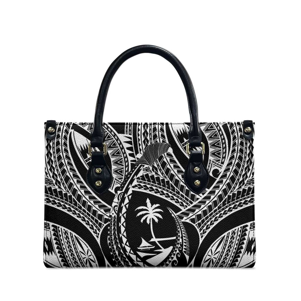 Hafa Adai Guam Inspired Tattoo Leather Bag LT9 - Polynesian Pride