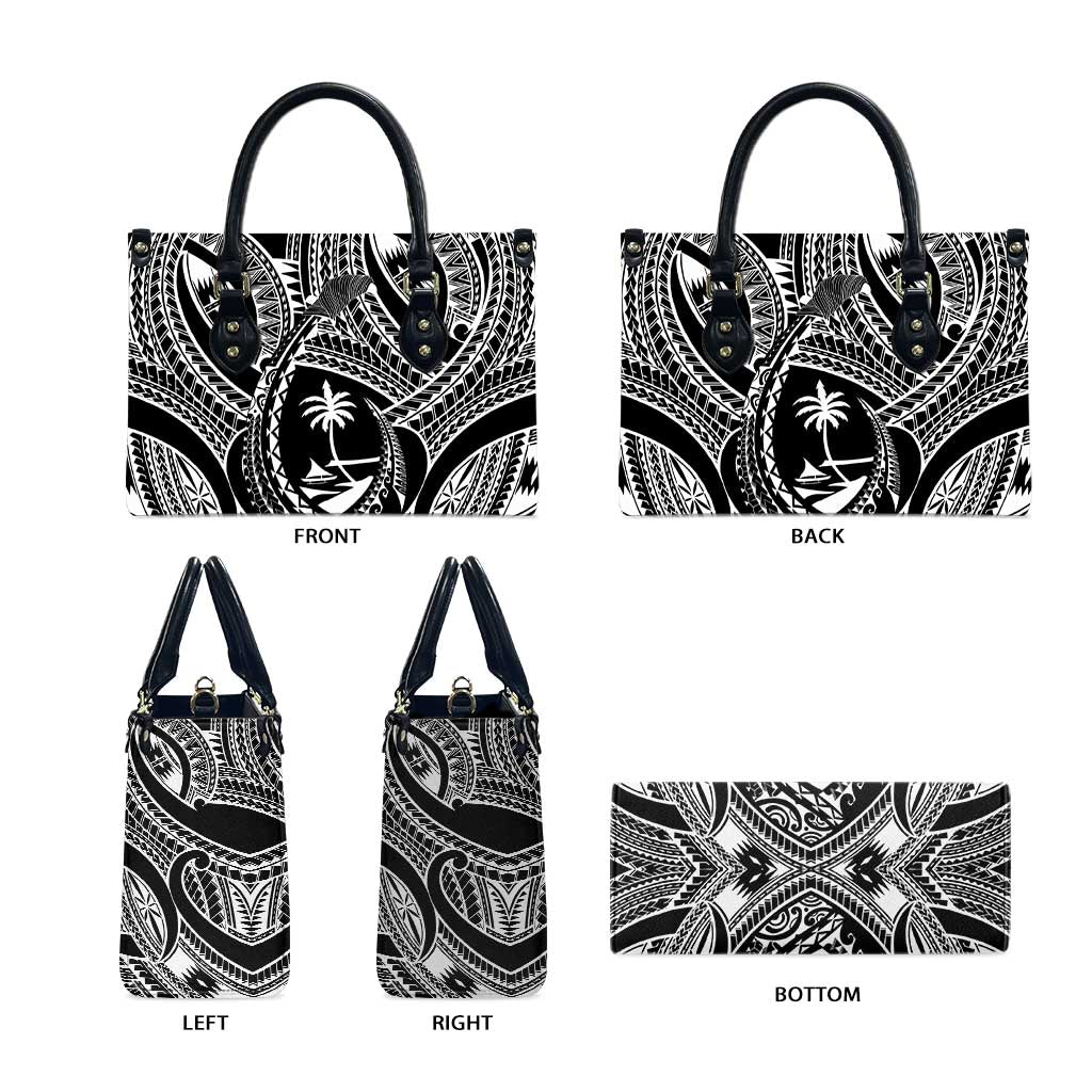 Hafa Adai Guam Inspired Tattoo Leather Bag LT9 - Polynesian Pride