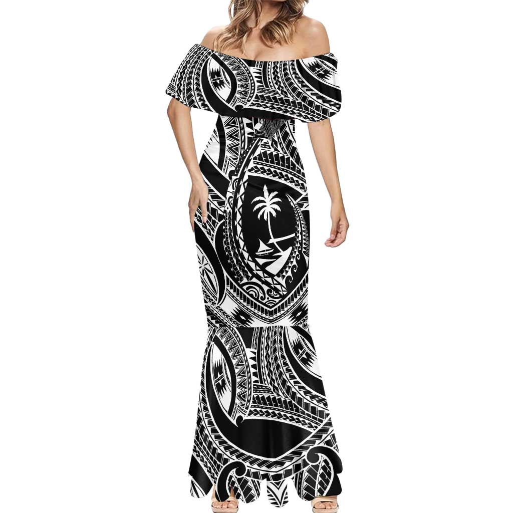 Hafa Adai Guam Inspired Tattoo Mermaid Dress LT9 - Polynesian Pride