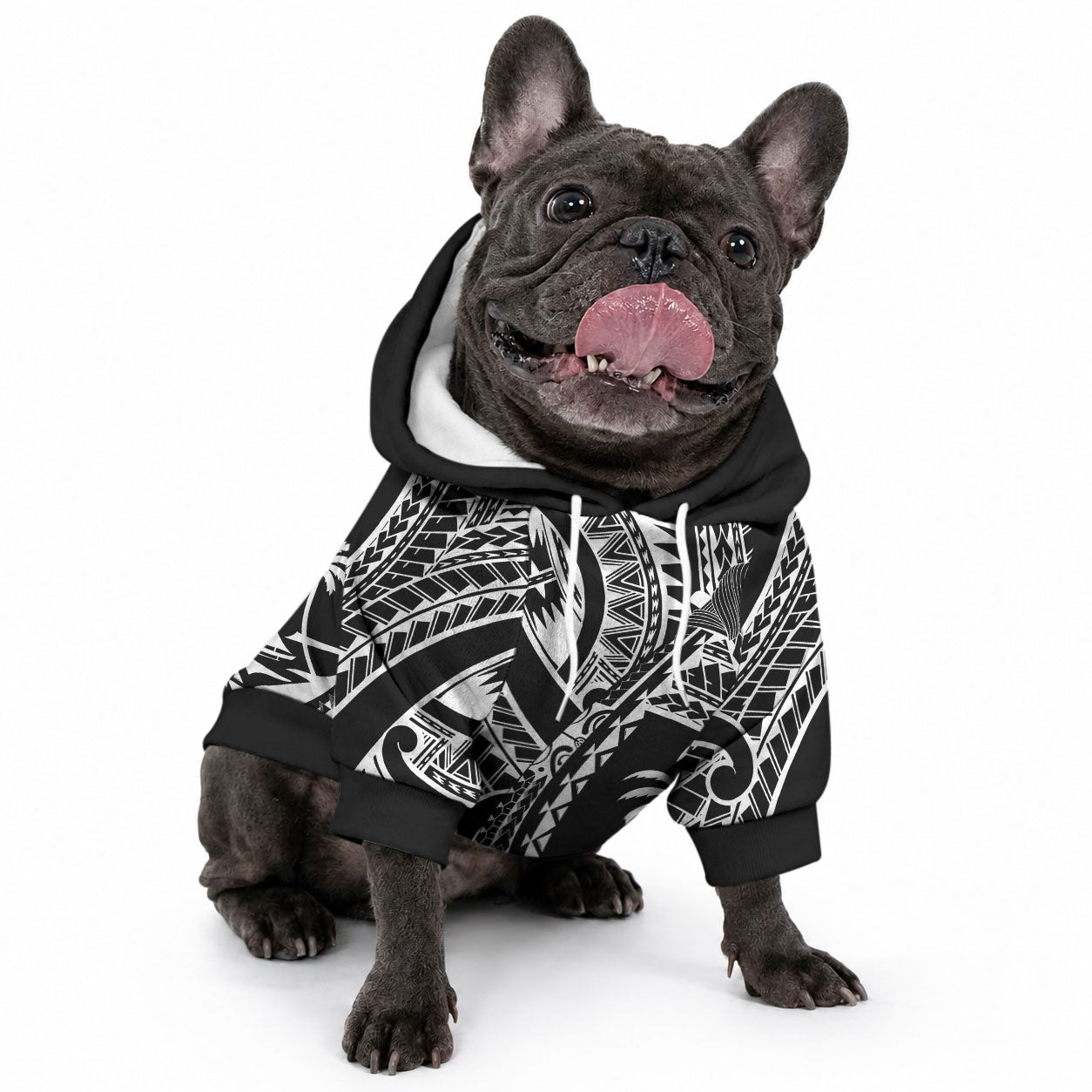 Hafa Adai Guam Inspired Tattoo Pet Hoodie LT9 - Polynesian Pride