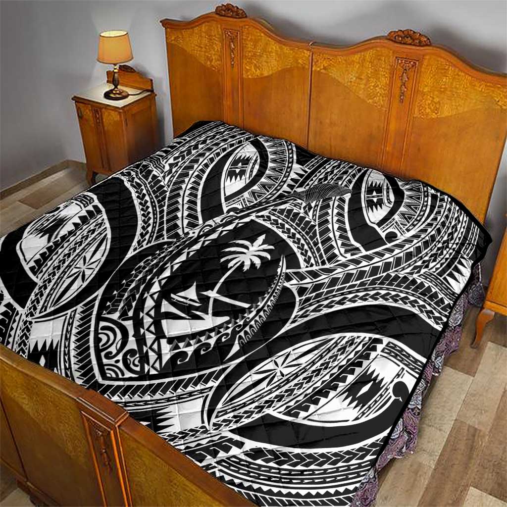 Hafa Adai Guam Inspired Tattoo Quilt LT9 - Polynesian Pride