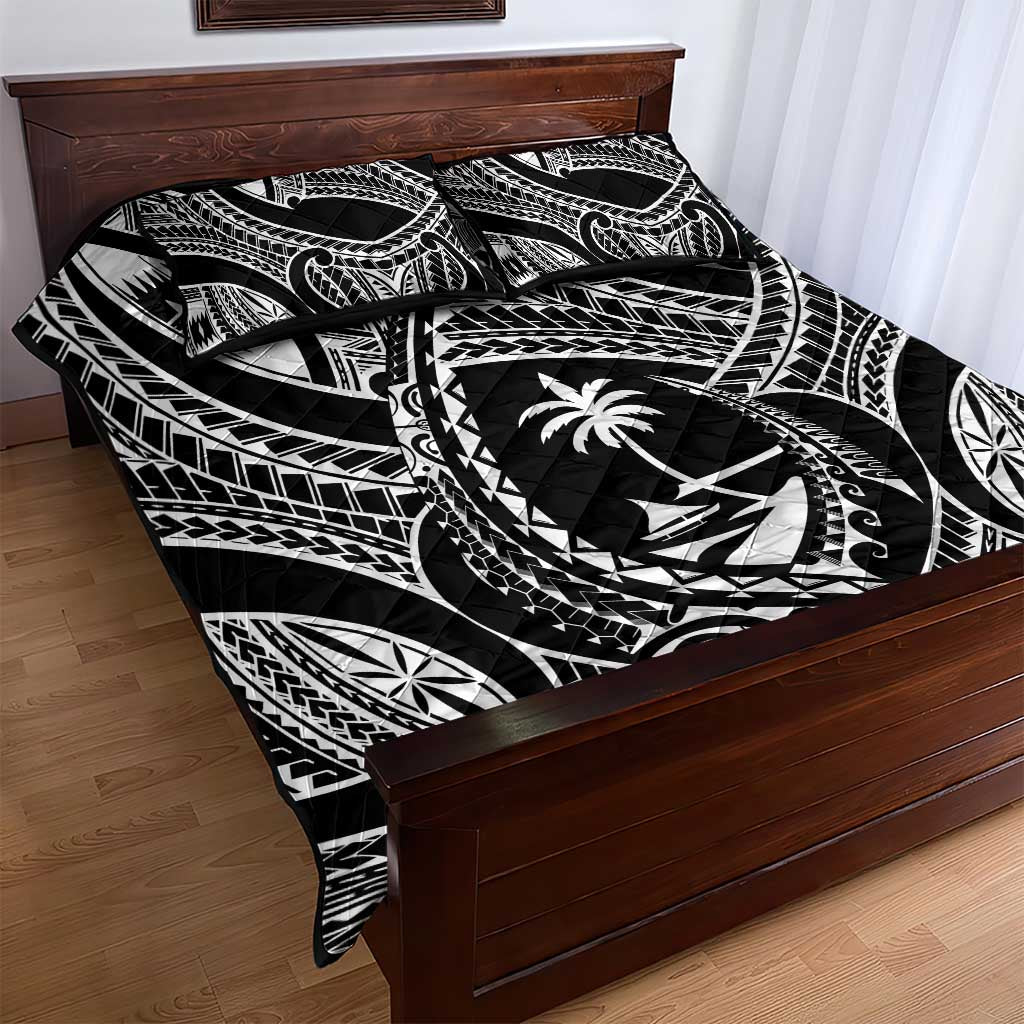 Hafa Adai Guam Inspired Tattoo Quilt Bed Set LT9 - Polynesian Pride