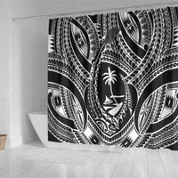 Hafa Adai Guam Inspired Tattoo Shower Curtain LT9 - Polynesian Pride