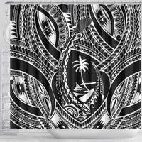 Hafa Adai Guam Inspired Tattoo Shower Curtain LT9 - Polynesian Pride