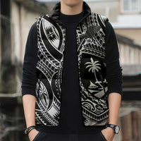 Hafa Adai Guam Inspired Tattoo Sleeveless Puffer Jacket LT9 - Polynesian Pride