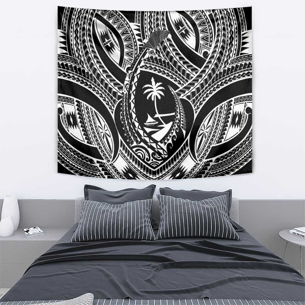 Hafa Adai Guam Inspired Tattoo Tapestry LT9 - Polynesian Pride