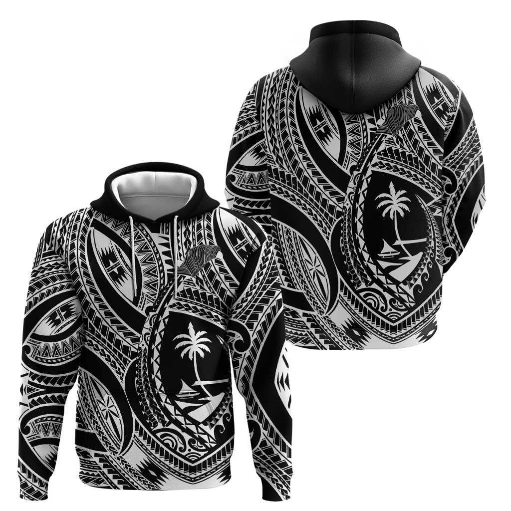 Hafa Adai Guam Inspired Tattoo Zip Hoodie LT9 - Polynesian Pride