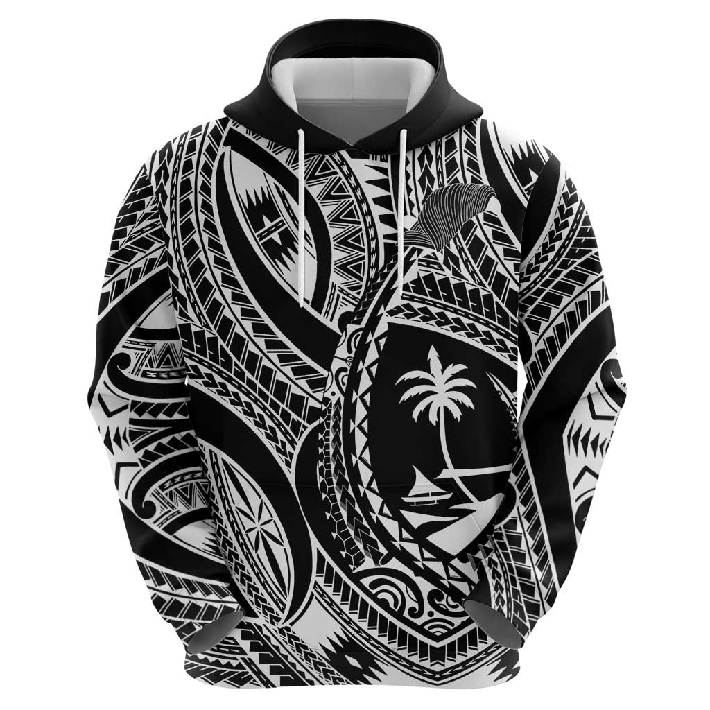 Hafa Adai Guam Inspired Tattoo Zip Hoodie LT9 - Polynesian Pride