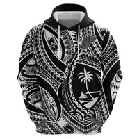 Hafa Adai Guam Inspired Tattoo Zip Hoodie LT9 - Polynesian Pride