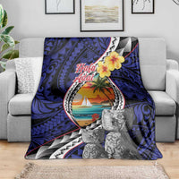 Hafa Adai Guam Seal Latte Stones Artwork Blanket LT9 - Polynesian Pride
