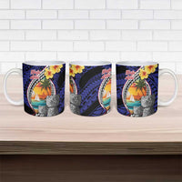 Hafa Adai Guam Seal Latte Stones Artwork Ceramic Mug LT9 - Polynesian Pride