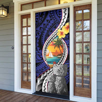 Hafa Adai Guam Seal Latte Stones Artwork Door Cover LT9 - Polynesian Pride