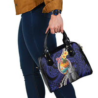 Hafa Adai Guam Seal Latte Stones Artwork Shoulder Handbag LT9 - Polynesian Pride
