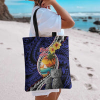 Hafa Adai Guam Seal Latte Stones Artwork Tote Bag LT9 - Polynesian Pride