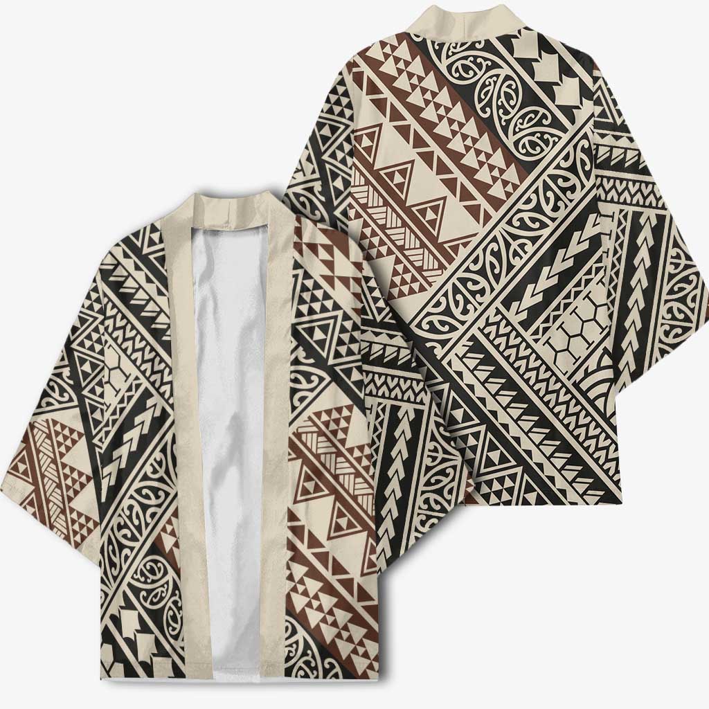 Niho Taniwha Kowhaiwhai Kimono LT9 - Polynesian Pride
