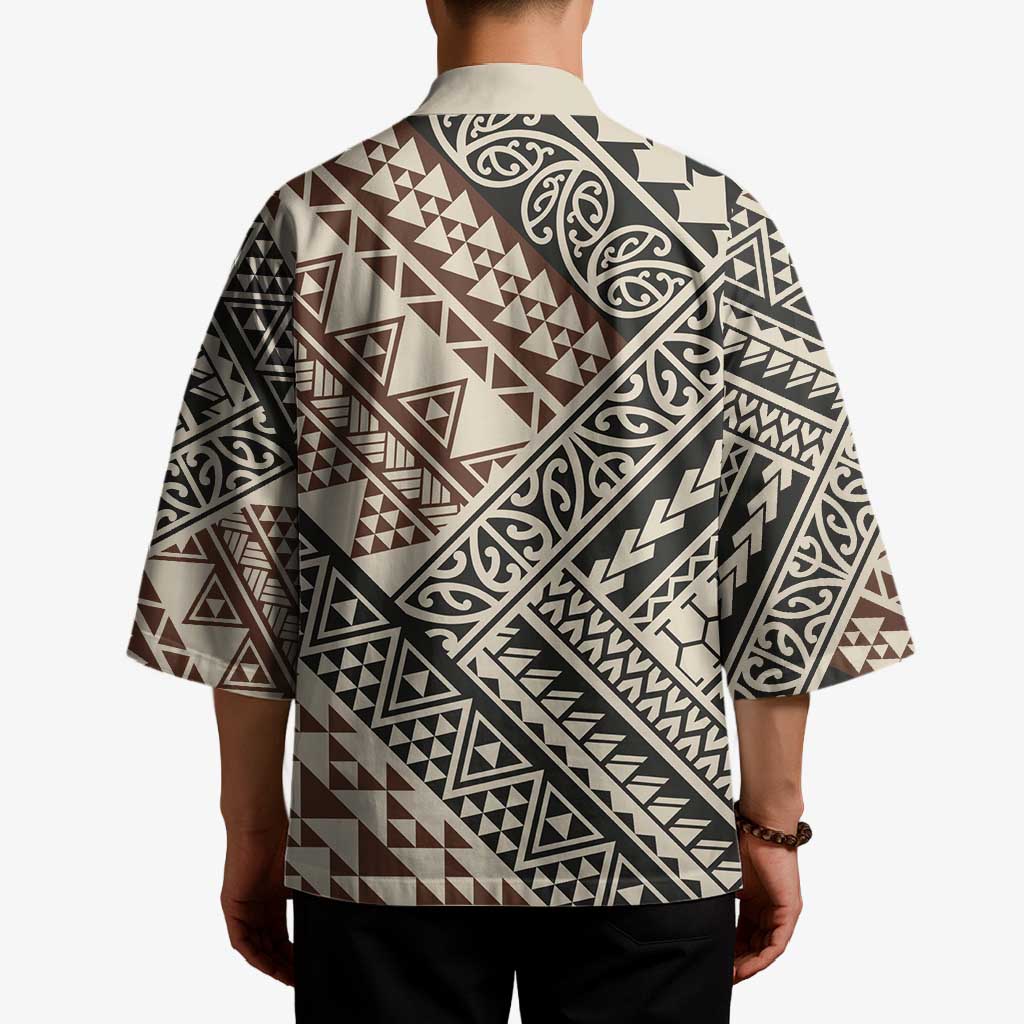 Niho Taniwha Kowhaiwhai Kimono LT9 - Polynesian Pride