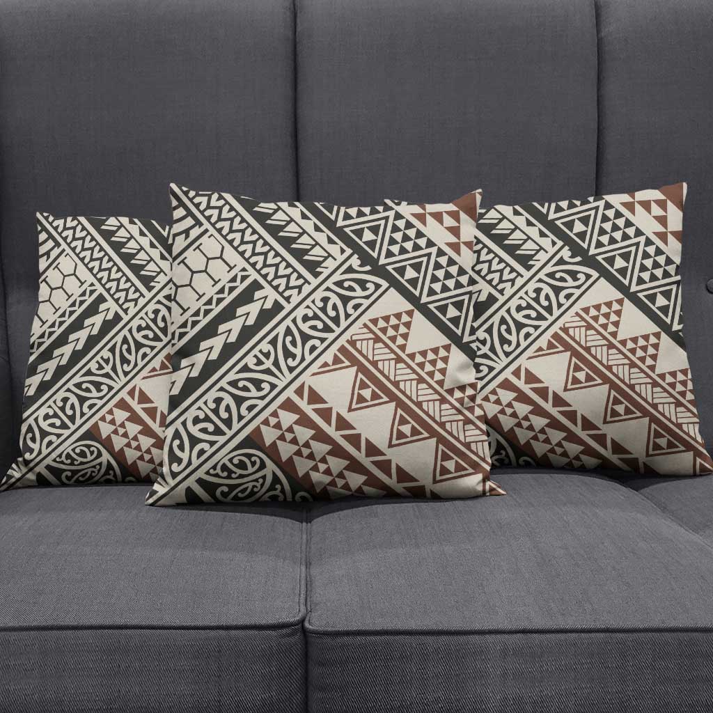 Niho Taniwha Kowhaiwhai Pillow Cover LT9 - Polynesian Pride