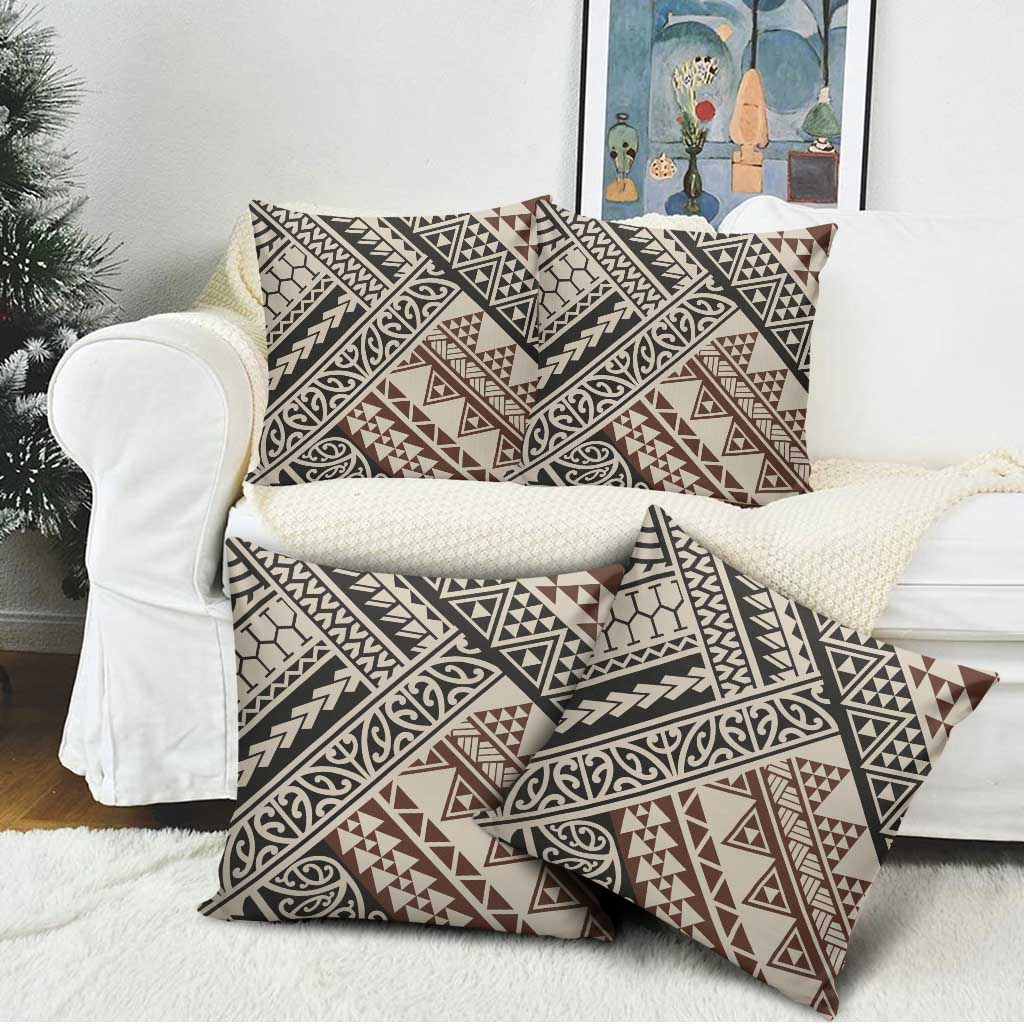 Niho Taniwha Kowhaiwhai Pillow Cover LT9 - Polynesian Pride