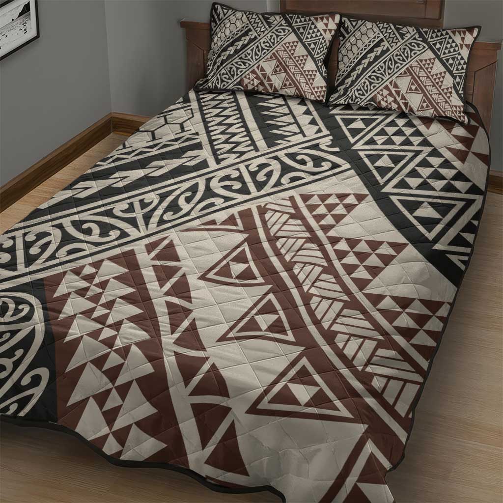 Niho Taniwha Kowhaiwhai Quilt Bed Set LT9 - Polynesian Pride