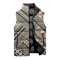 Niho Taniwha Kowhaiwhai Sleeveless Puffer Jacket LT9 - Polynesian Pride