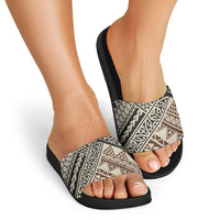 Niho Taniwha Kowhaiwhai Slide Sandals LT9 - Polynesian Pride