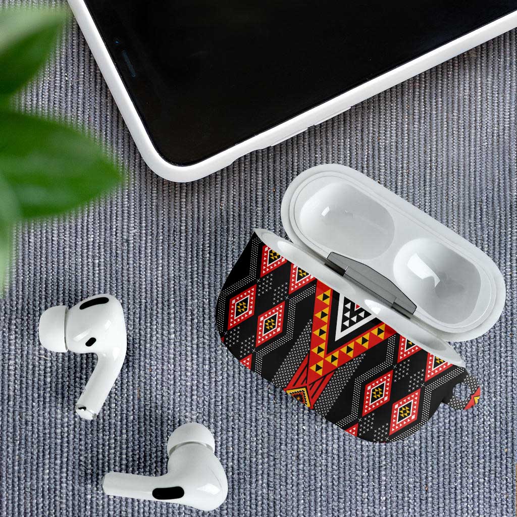 Niho Taniwha Taniko Motif AirPods Case LT9 - Polynesian Pride